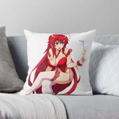 Rias Gremory Throw Pillow - High School DxD Store