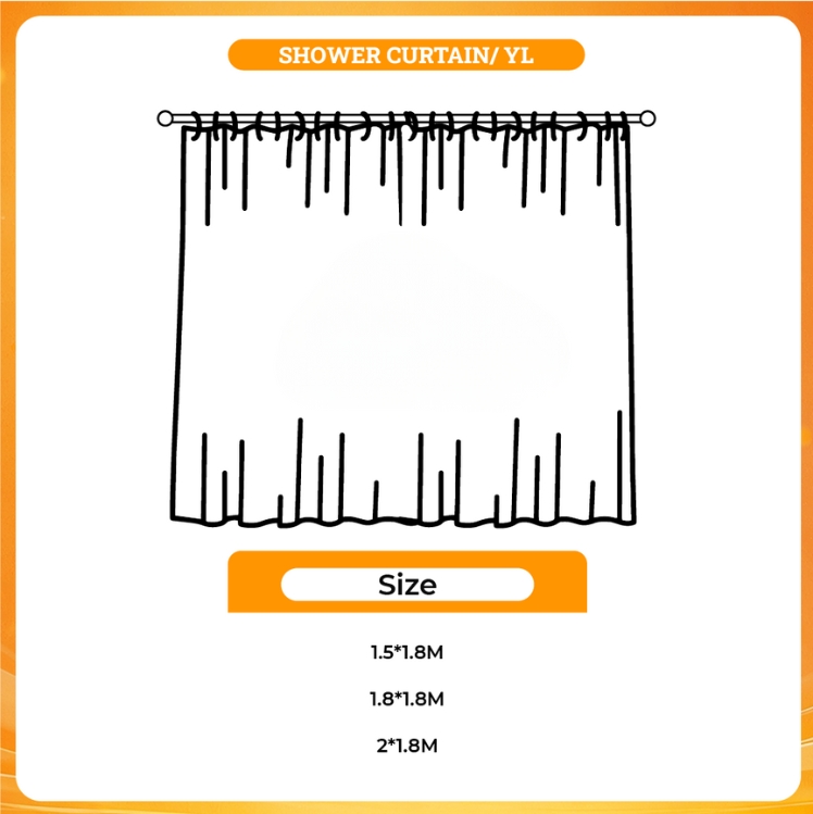 3D shower curtain - High School DxD Store